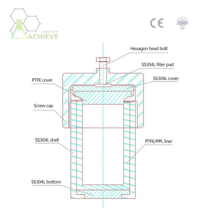 PPL Lined Hydrothermal Autoclave